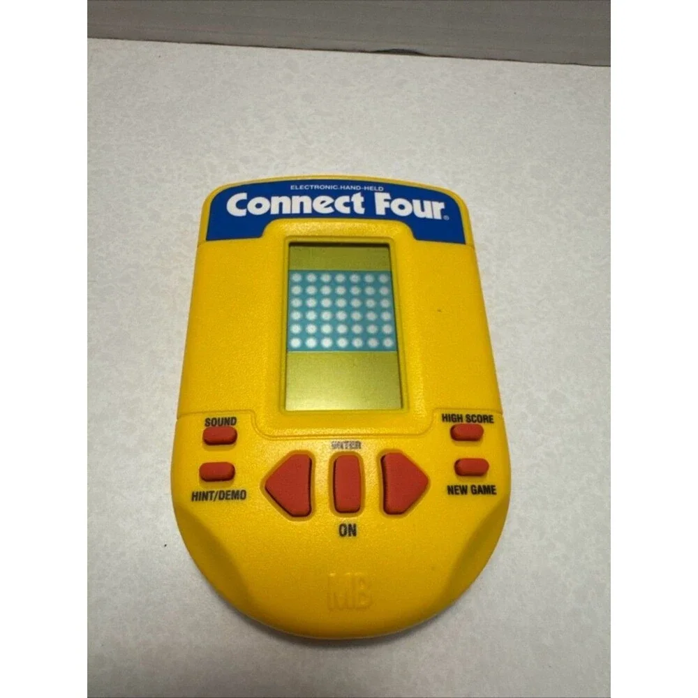 Connect Four Electronic Handheld Game - Yellow